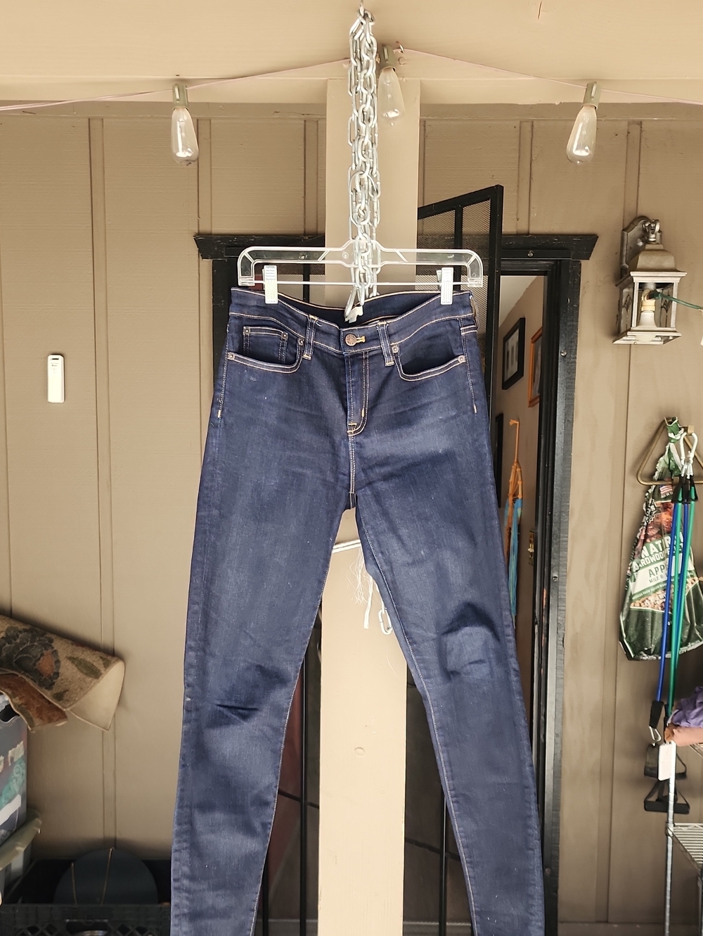 J. Crew Women's Navy Stretchy Skinny Jeans